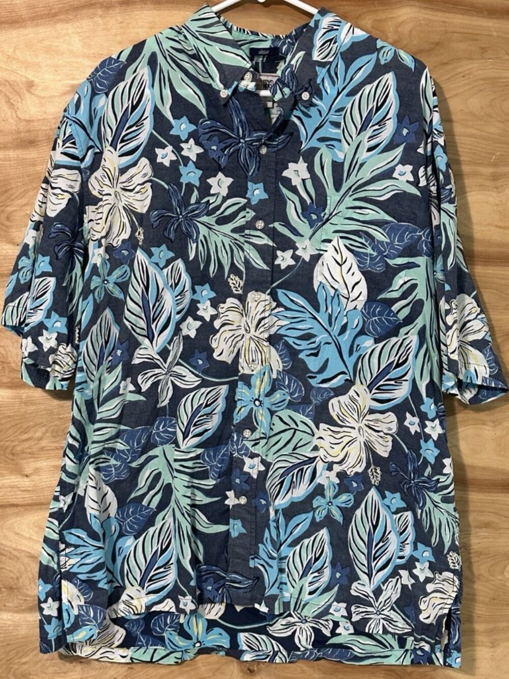 Reyn Spooner Men’s 2Xl Classic Hawaiian shirt Button Front Reverse Print Aloha